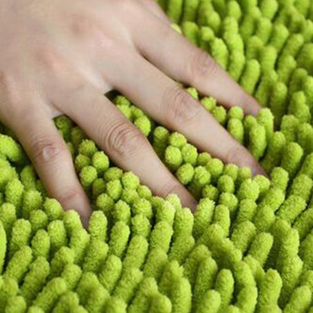 Bath Mat High Pile Chenille Non-Slip Rug Washable Bath Mat image 1