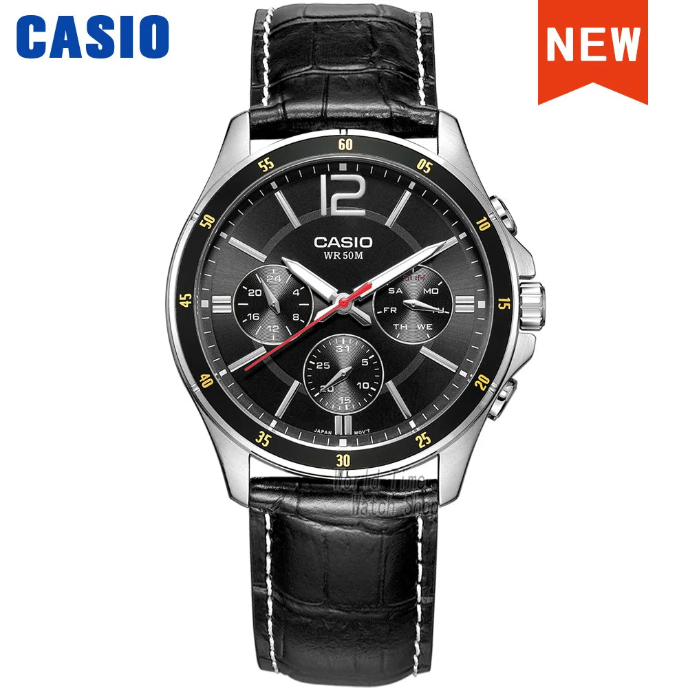 Casio Watch Wrist Watch Men Top Brand Luxury Set Quartz Watche 50m Waterproof image 7