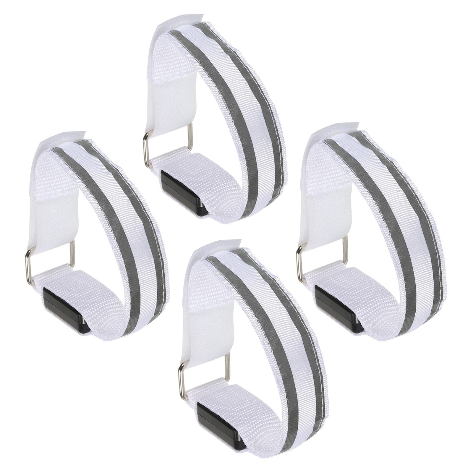 4-Pack Bright LED Light-Up Wristbands for Running, Cycling, Night Safety Glow image 3