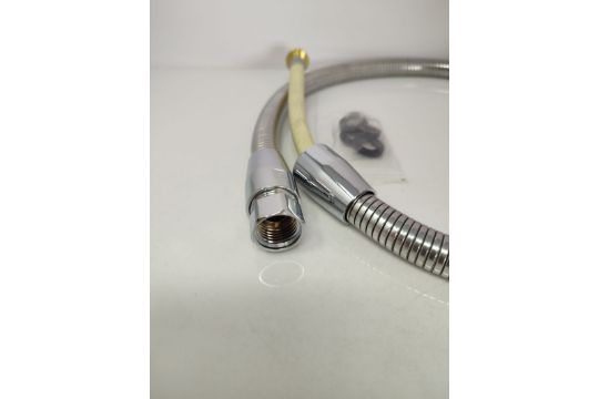 Pre-Rinse Hose Replacement 96cm / 38” | Stainless Steel Flexible Hose image 2