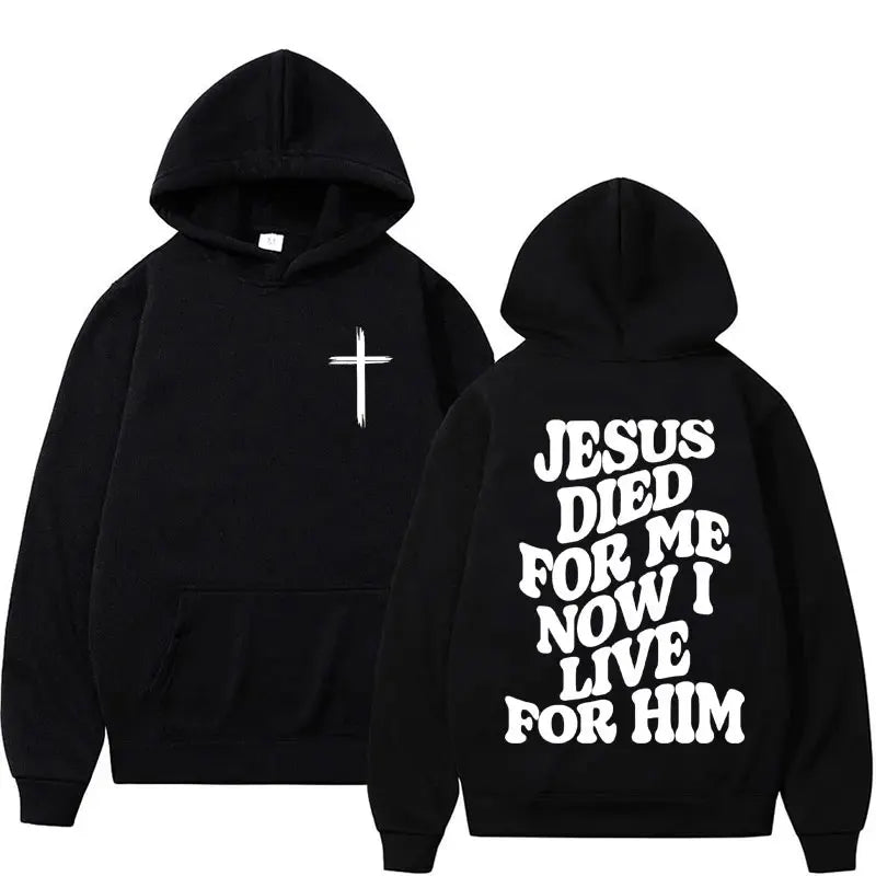 Harajuku Aesthetic Christian Jesus Church Hoodie Bible Verse God Loves Y2K image 23