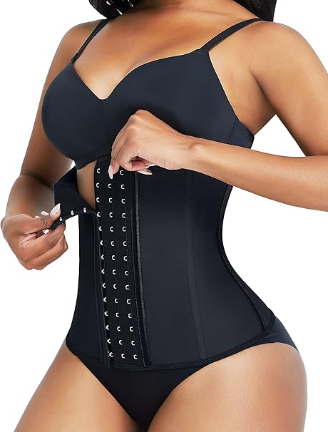 FeelinGirl Waist Trainer for Women Tummy Control Workout Slimming Body Shaper image 0