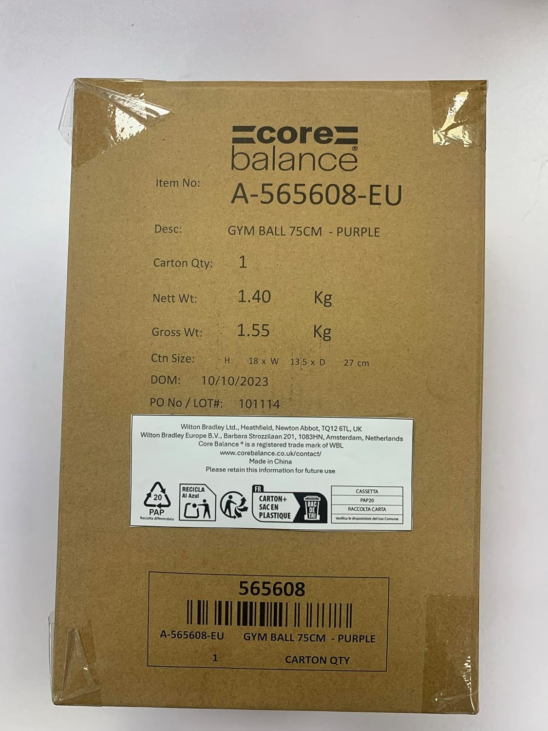 Core Balance Pregnancy Ball Anti Burst For Birthing Labour Pre Natal Exercise Wi image 3