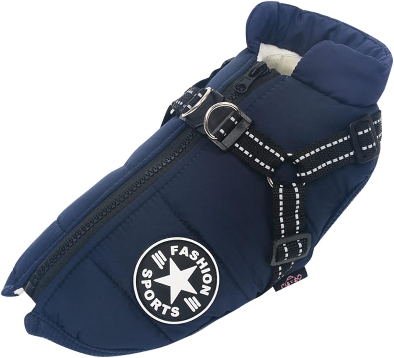 V Pet BR Waterproof Winter Dog Coat with Built-in Harness – Warm Jacket image 8