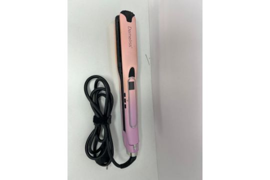 Steam Straightener DEMELISS Titanium V2.0 | Professional Hair Styling Tool image 0
