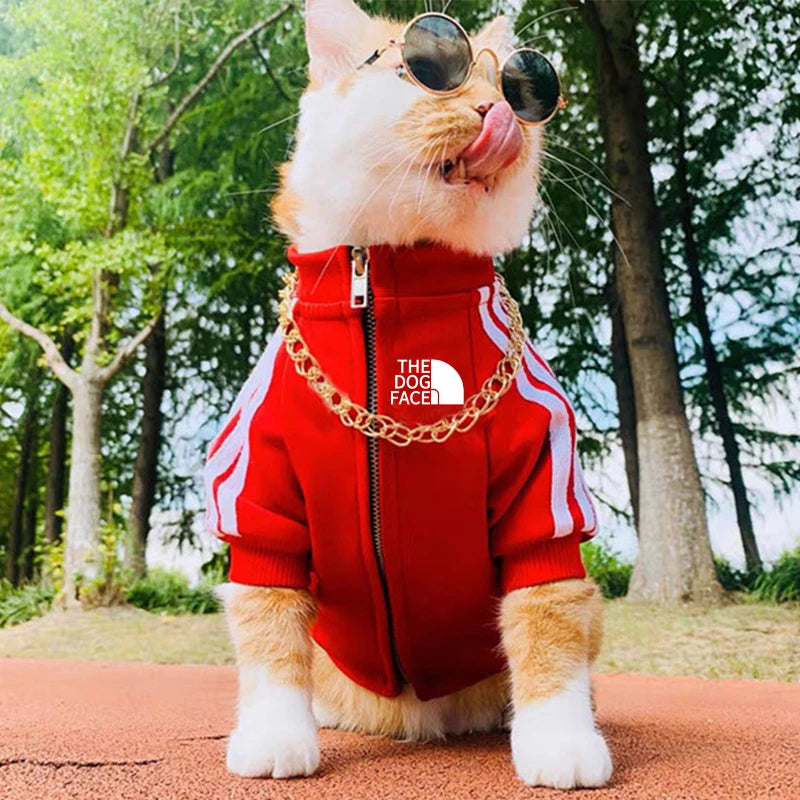 Winter Pet Dog Clothes Dogs Hoodies Fleece Warm Sweatshirt Small Medium image 2