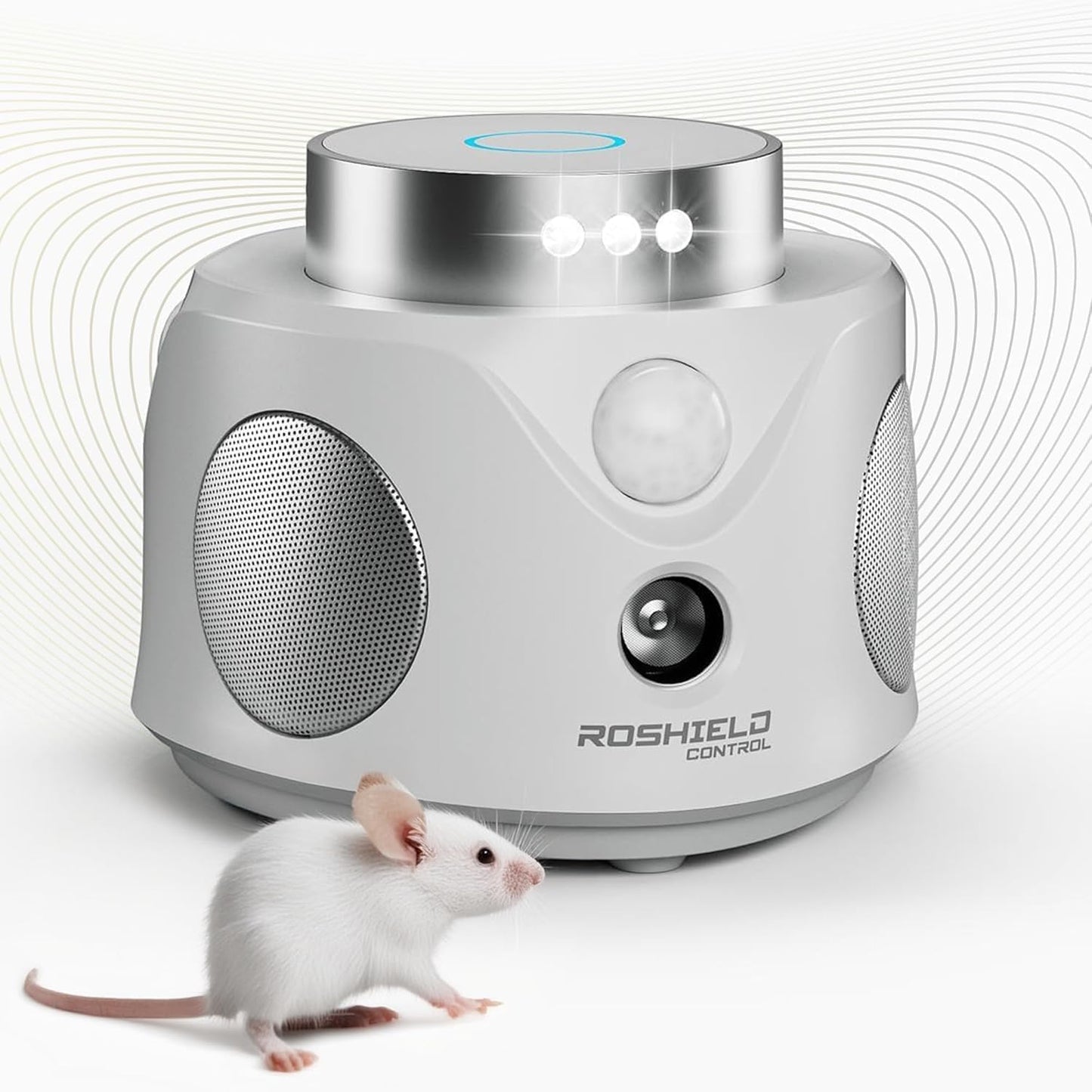 Roshield Pest Repellent - Advanced Ultrasonic Mice Repeller, Professional Plug-I image 0