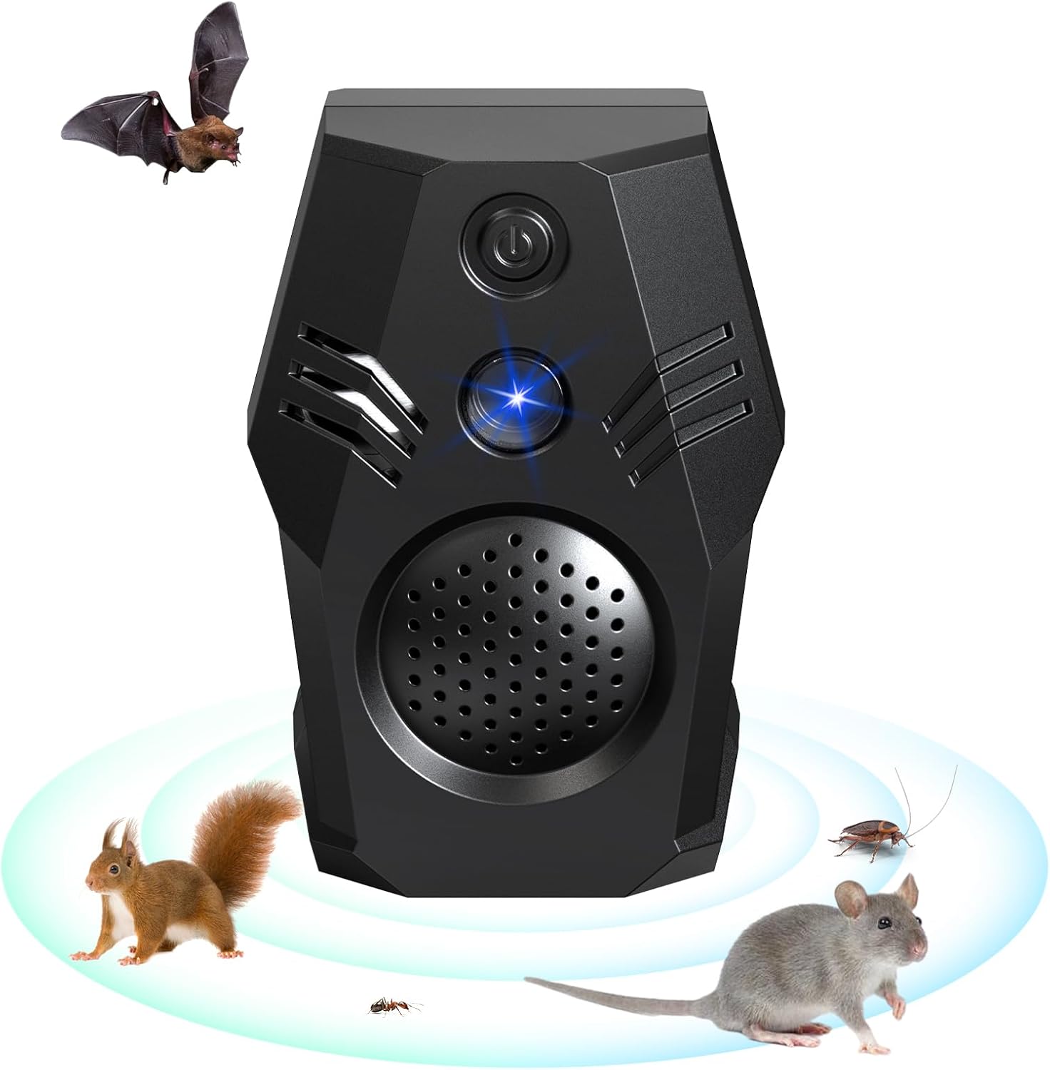 Ultrasonic Pest Repeller,4 Mode Ultrasonic Mouse Repellent,Powerful Mouse Repell image 0