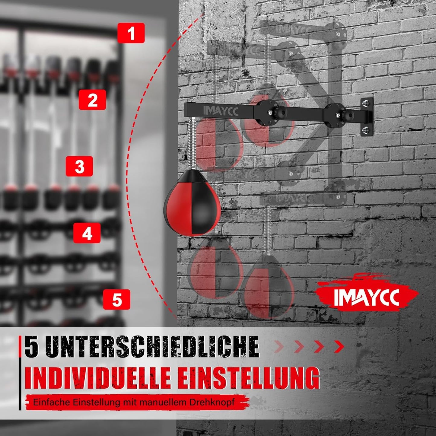 IMAYCC Speed Bag Boxing ,No Bracket image 4