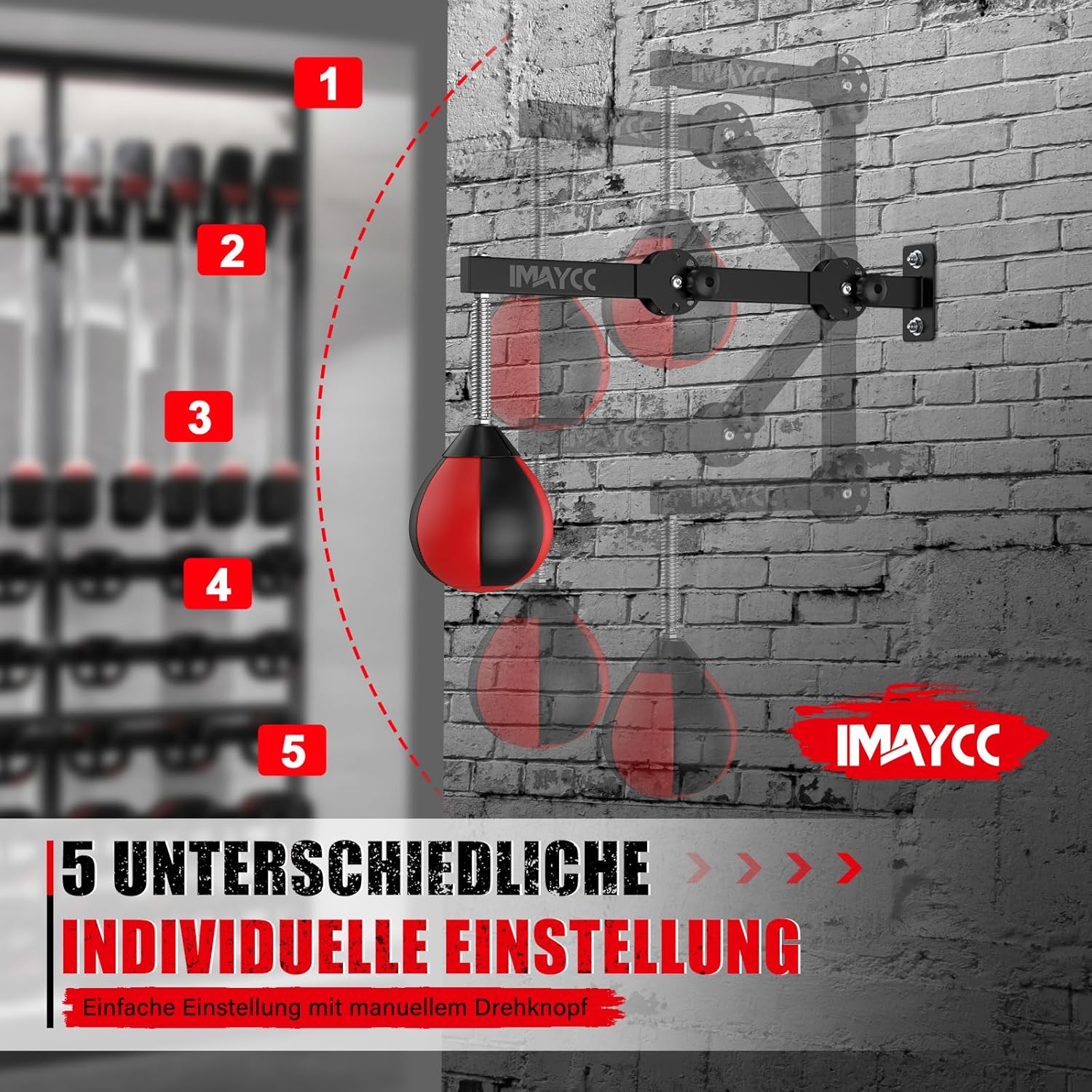 IMAYCC Speed Bag Boxing ,No Bracket image 4