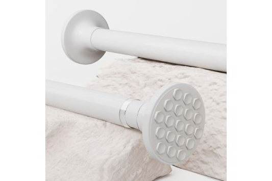 Curtain Poles Extendable Pole Non-Slip Tension Rods image 0