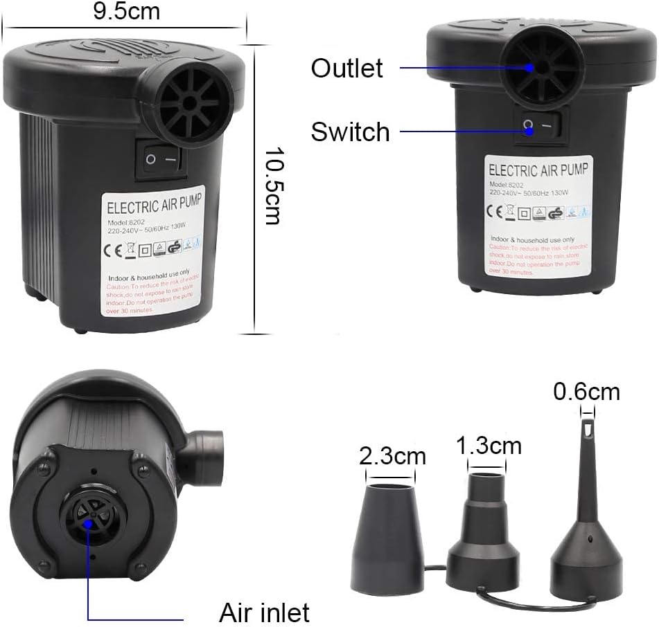 OBEST Electric Air Pump Portable (165cm Cord Electric image 1