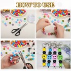 100 Bulk White 15mm Food-Grade Silicone Round Focal Loose Crafting Beads image 1