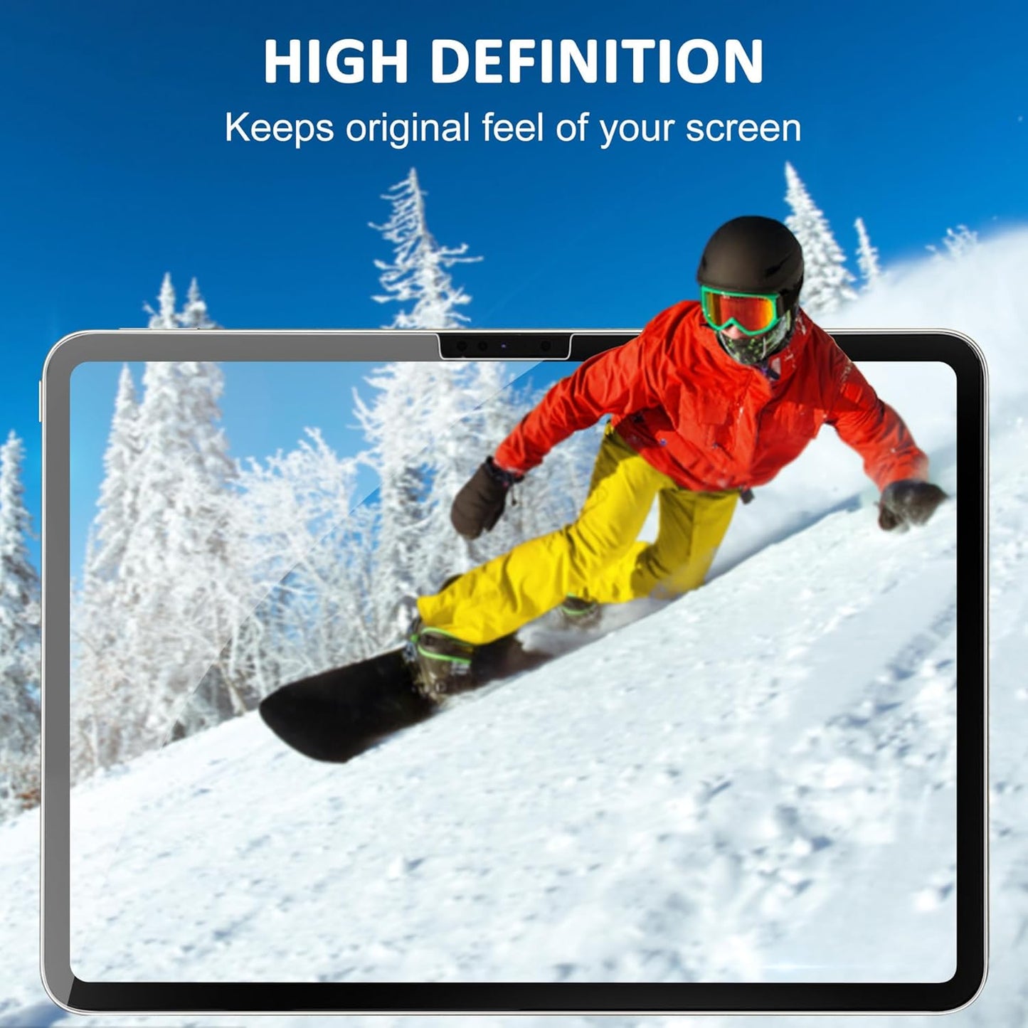 TOPESCT 2-Pack Screen Protector for iPad Pro 11-Inch M4 (2024), 9H image 3