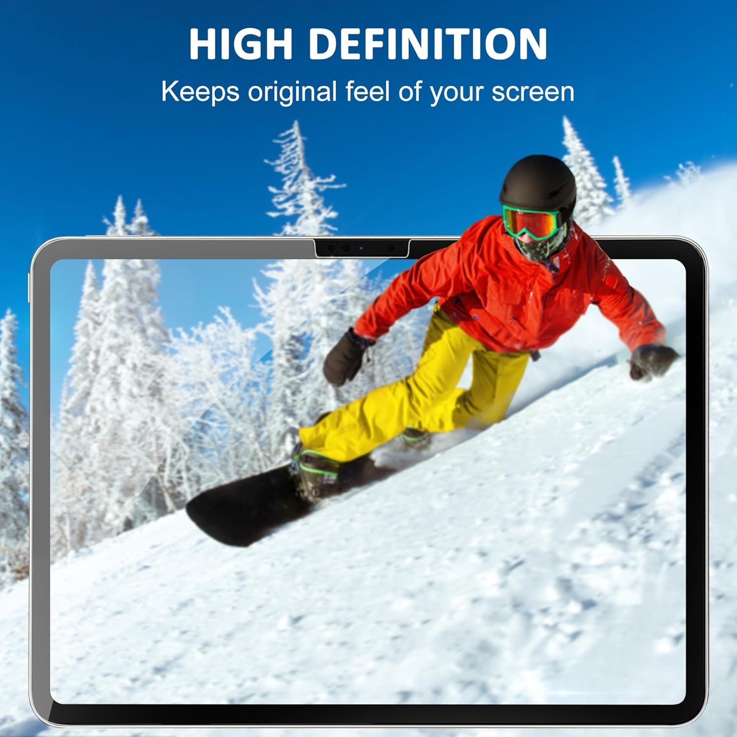 TOPESCT 2-Pack Screen Protector for iPad Pro 11-Inch M4 (2024), 9H image 3