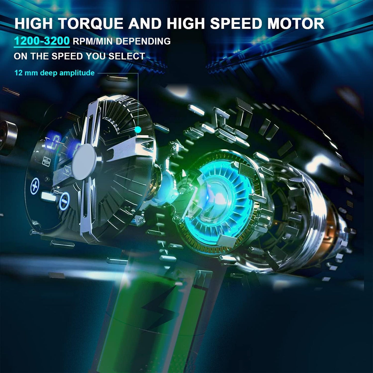 Valano-Massage Gun Deep Tissue, Percussion Muscle Massager with 30 Adjustable image 7