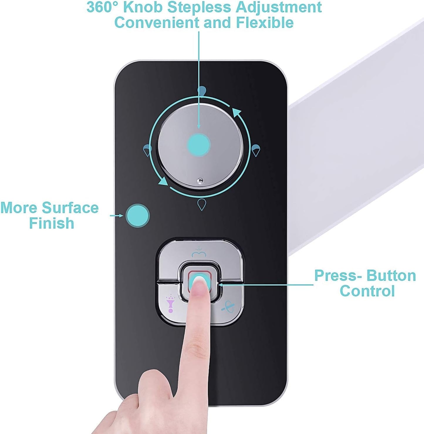 Bidet Attachment for Toilet UK- SAMODRA Non-Electric Toilet Seat Attachment image 4