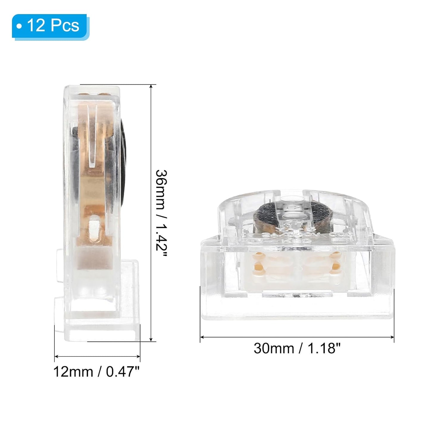 PATIKIL 4-Pack T8 G13 LED Fluorescent Tube Light Holders 500V image 4