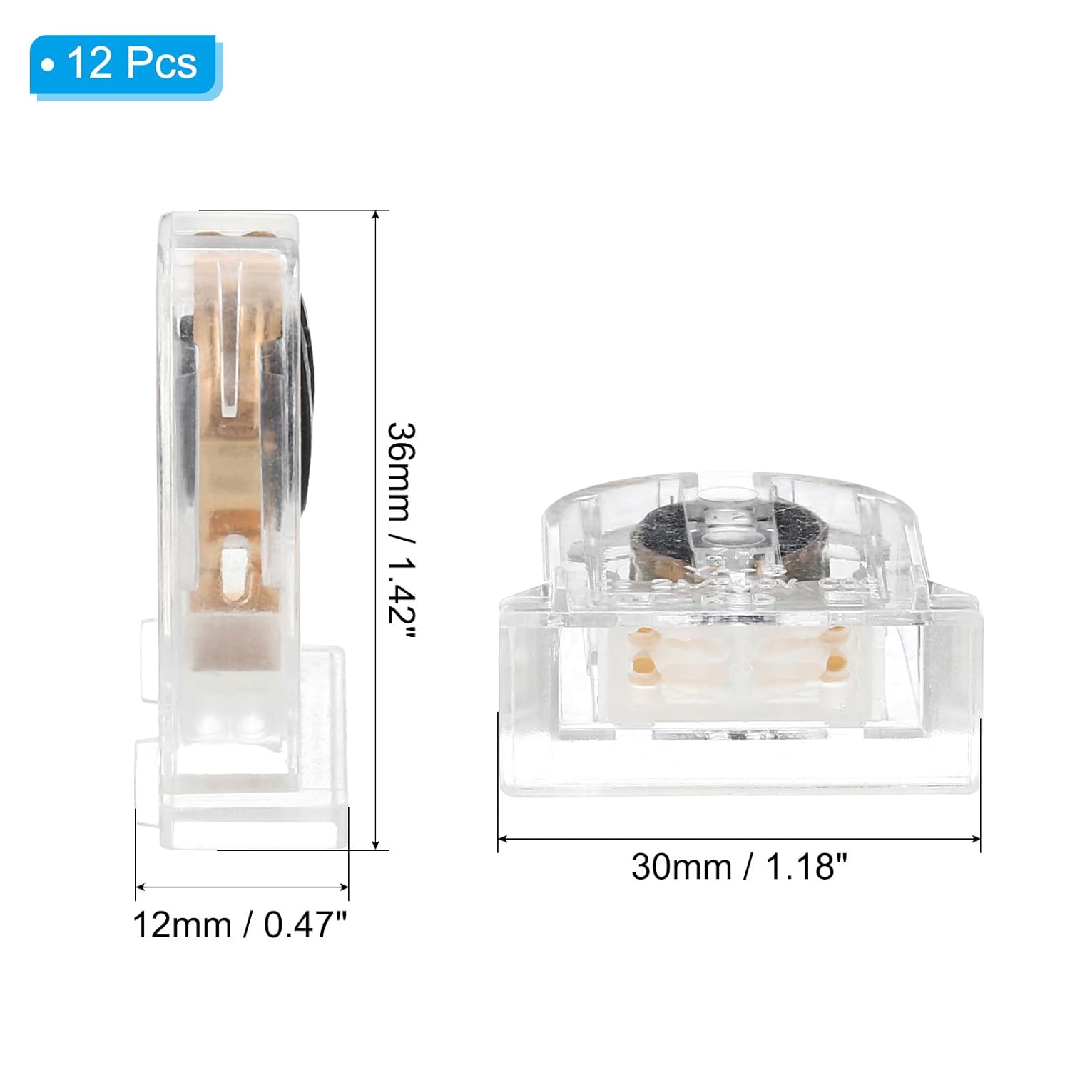 PATIKIL 4-Pack T8 G13 LED Fluorescent Tube Light Holders 500V image 4
