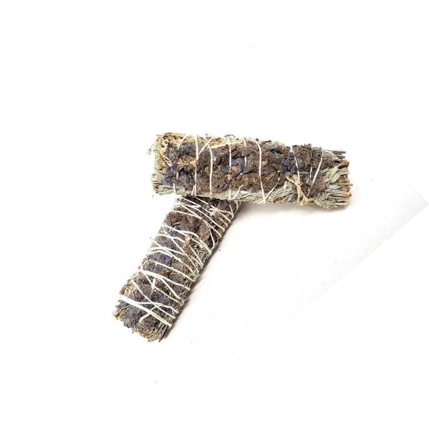 Home Fragrance Blue Sage & Lavender Smudge Stick 4" - 1 Bundle image 1