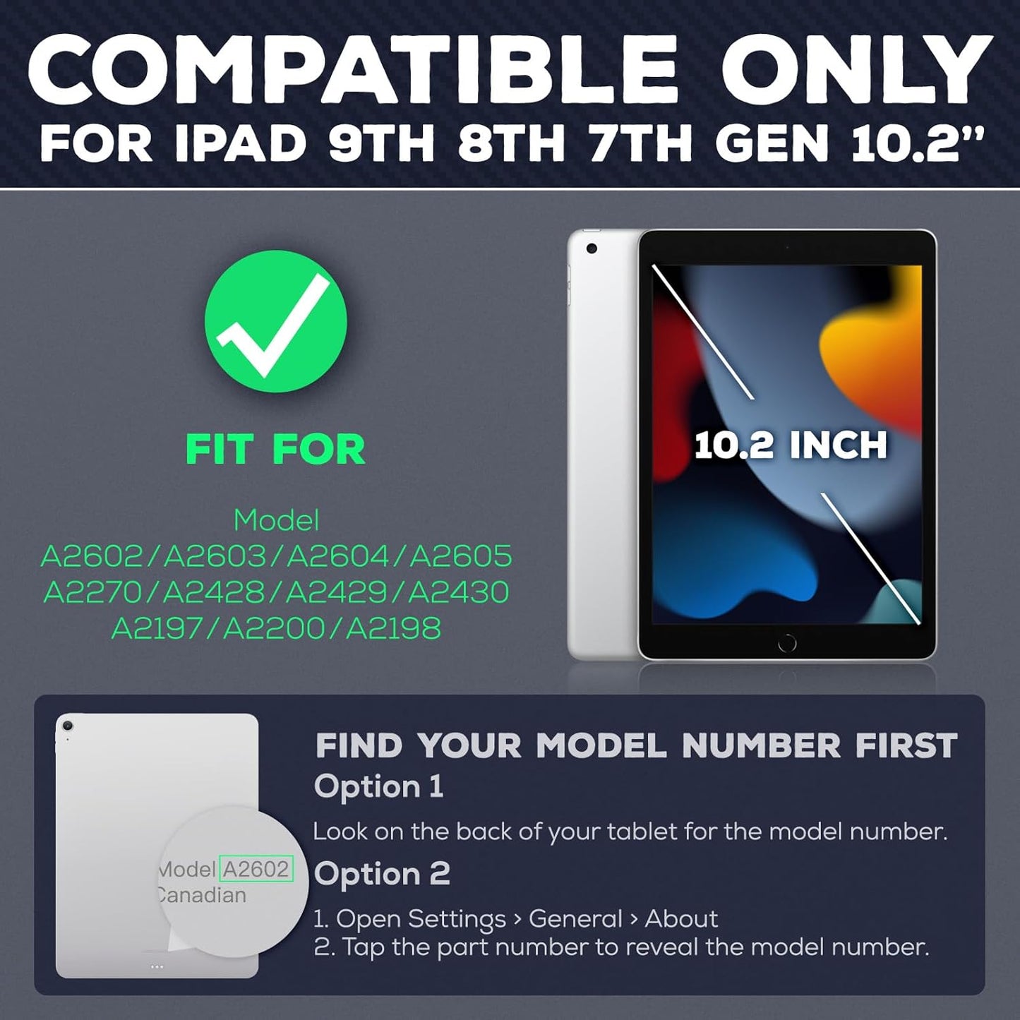 Overstock-JETech Case for iPad 10.2-Inch (9th8th7th Generation image 13