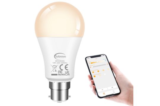 SOBROVO LED Light Bulb 13W Warm White-White 2700K-6000K image 0