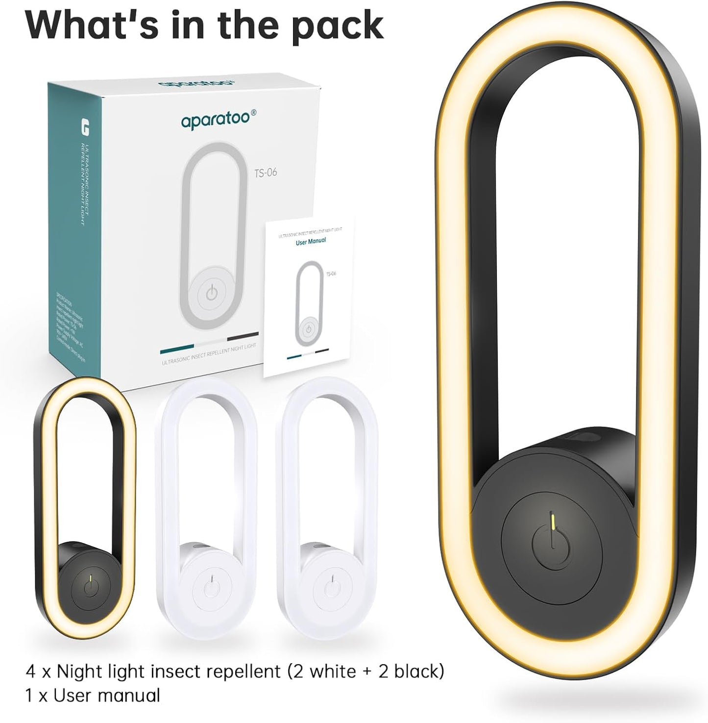 Ultrasonic Pest Repeller 4 Pack, Electronic Pest Repeller Control Plug in for In image 0