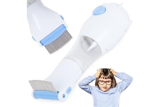 PARENCE Electric Lice Comb with Suction Device and Cleaning Filters image 0