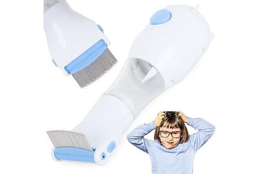 PARENCE Electric Lice Comb with Suction Device and Cleaning Filters image 0