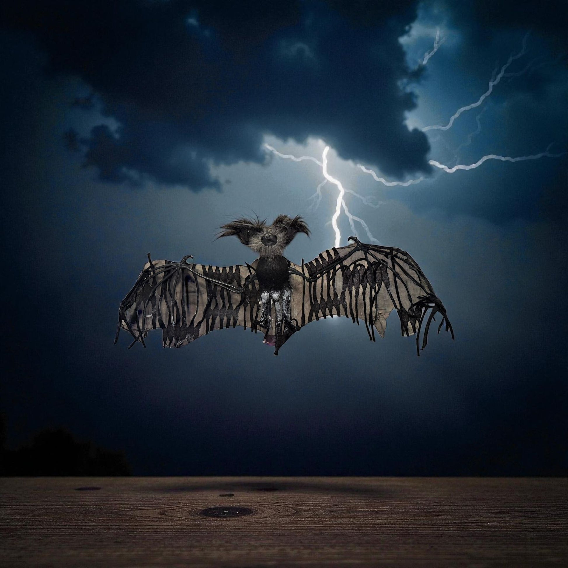 Large Individual Halloween Bat Decoration image 0