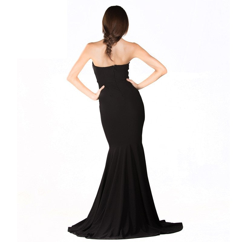 Black Mermaid Dress image 2