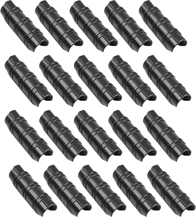 Premium Durable ABS+PC Greenhouse Frame Snap Clamps for Pipe Fixing (20-Pack) image 1