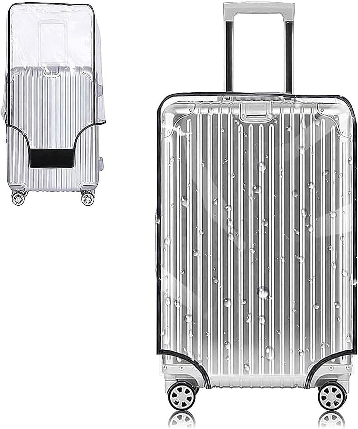 Yotako Durable Clear PVC Suitcase Cover for 20-30 Inch Wheeled Luggage image 9
