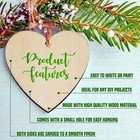 50 Rustic Wooden Hearts for DIY Crafts, Valentine's & Wedding Decor image 1