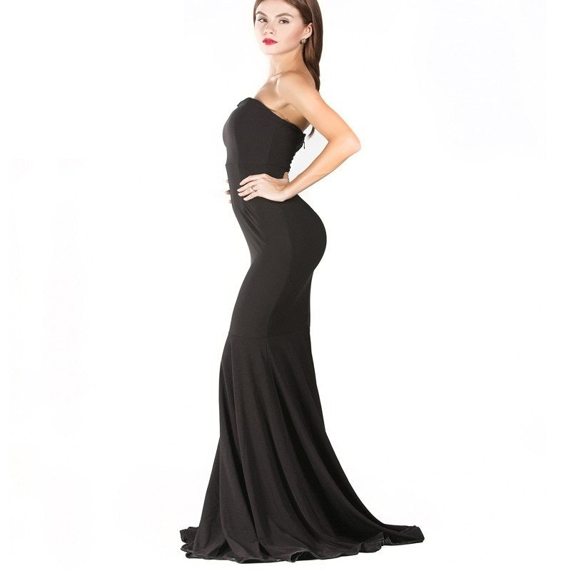 Black Mermaid Dress image 1