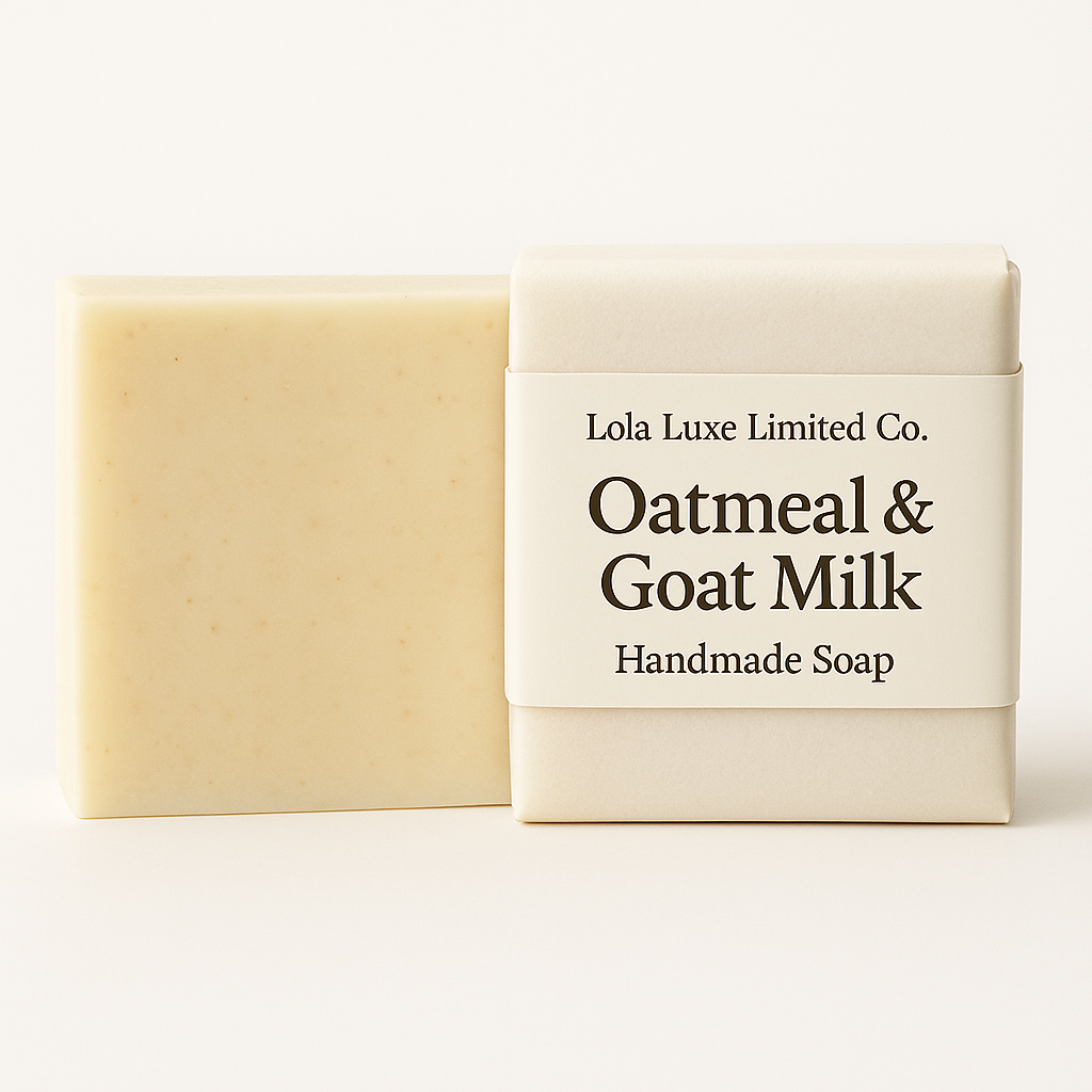 Oatmeal & Goat Milk Handmade Soap image 0