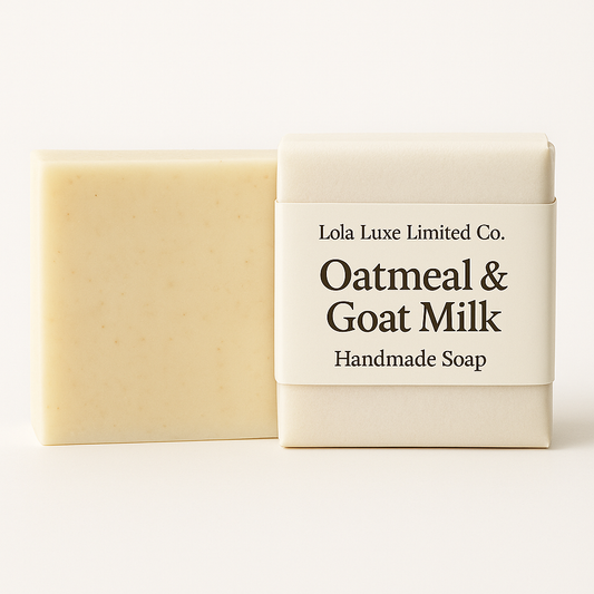 Oatmeal & Goat Milk Handmade Soap image 0