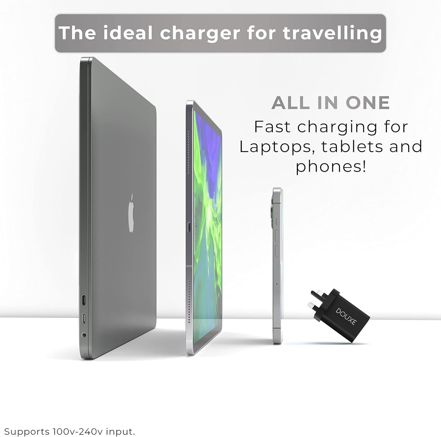 Douxe 67W HIGH-SPEED USB C Charger Plug & Play Adapter for your Smartphones, image 6