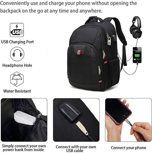 Della Gao Laptop Backpack,Extra Large Anti-Theft Business Travel Laptop Backpack image 0