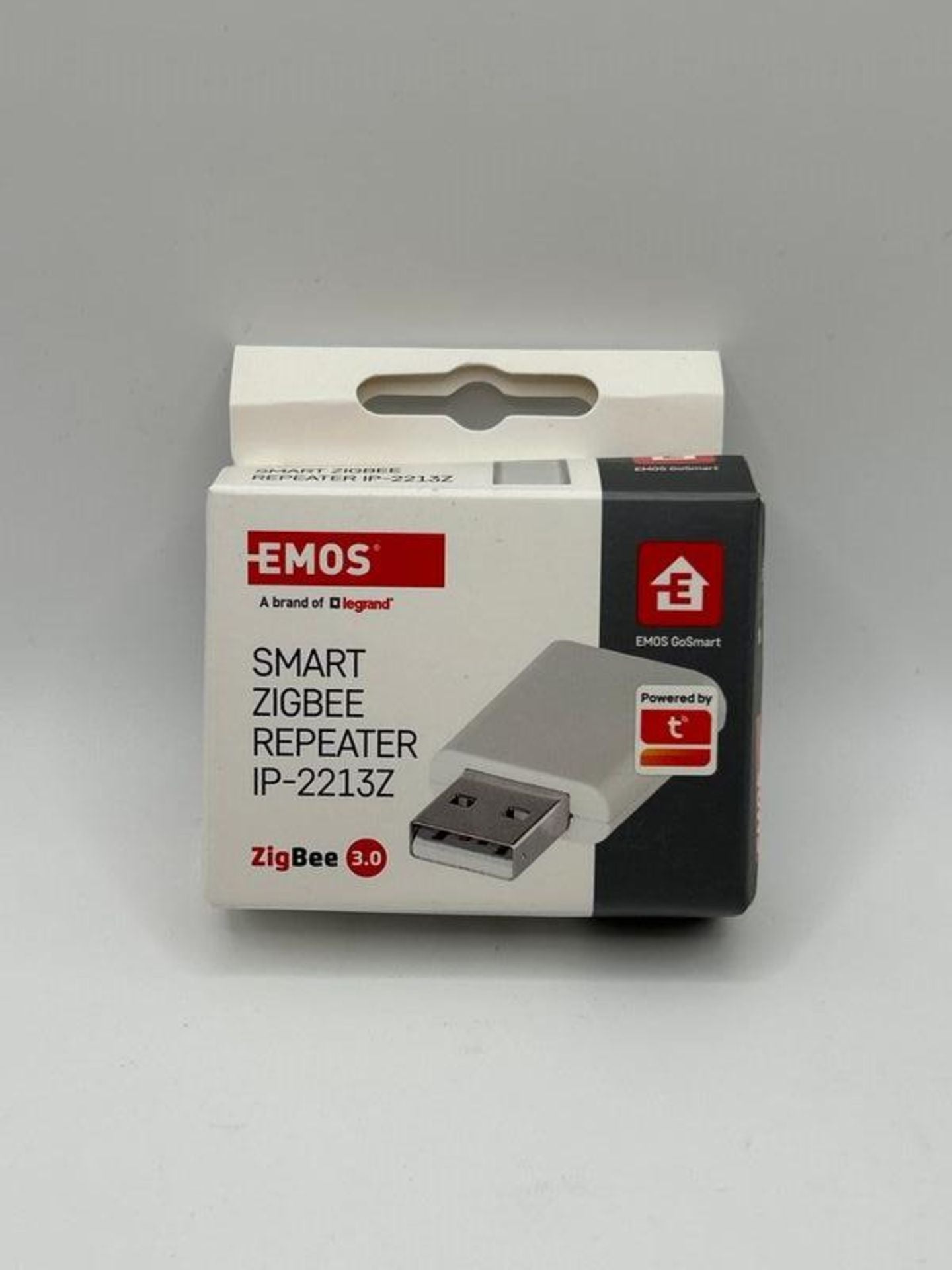 EMOS GoSmart Mini ZigBee Signal Booster, Smart Home USB Zigbee 3.0 Extender Comp image 0