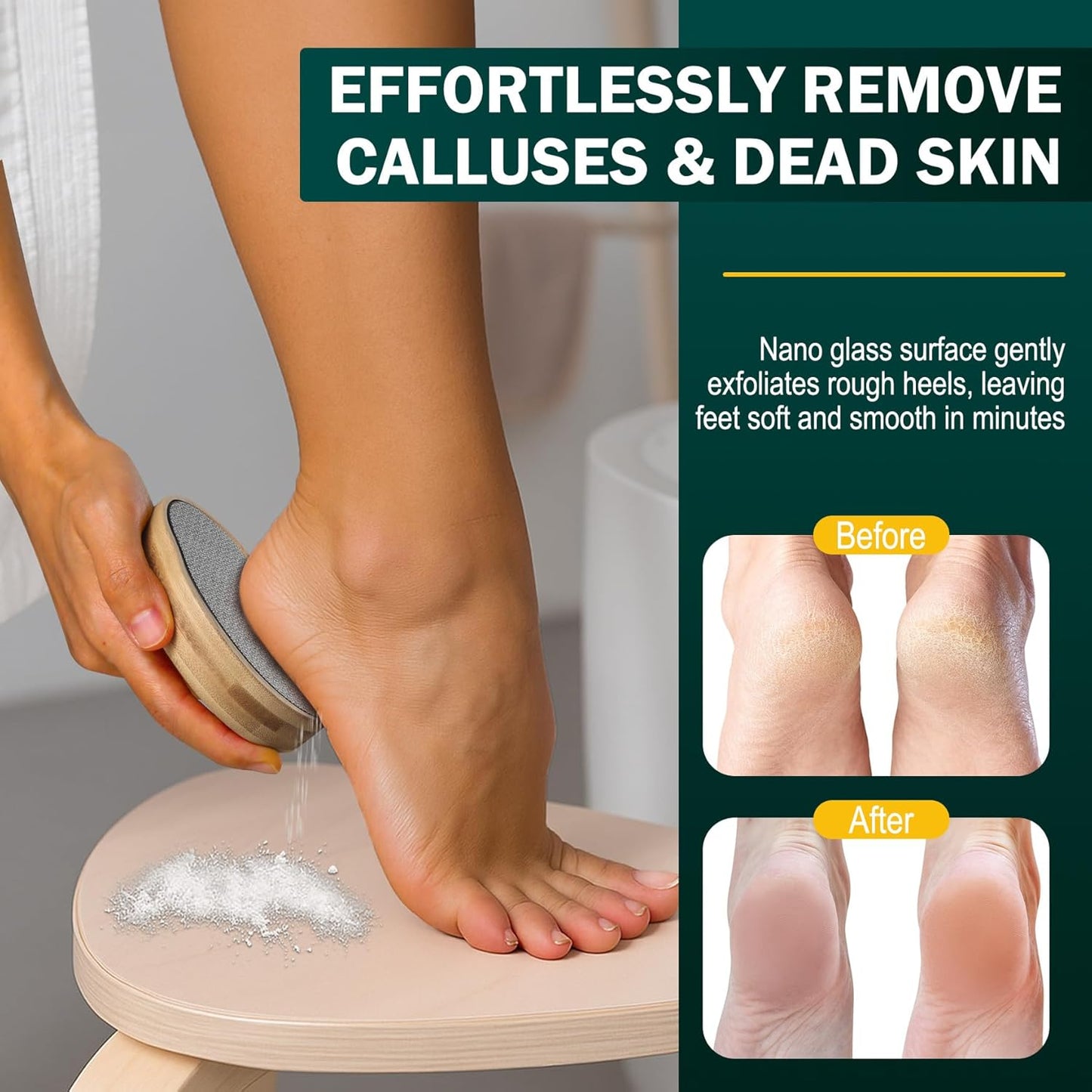 FVION Nano Glass Foot File: Ultimate Gentle Callus Remover for Soft Feet image 11