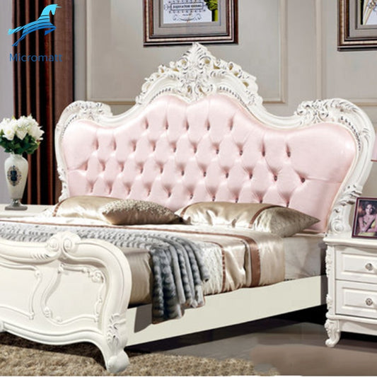 Wood Bedroom Set Furniture Room Double King Size Modern Bed Frame image 0