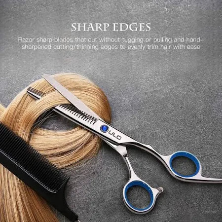 Hair Cutting Scissors Thinning Teeth Shears Set ULG Professional Barber Hairdres image 3