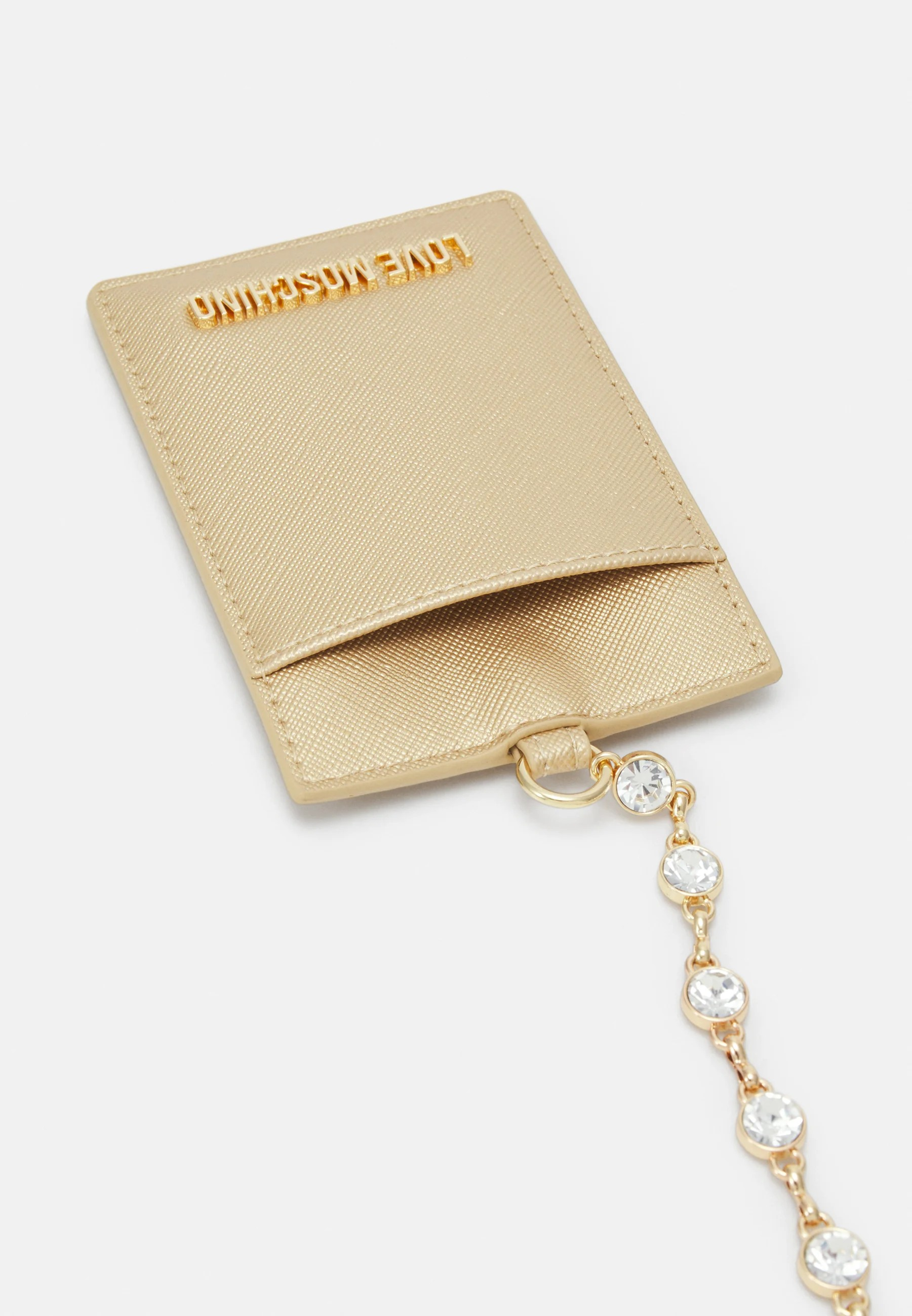 Love Moschino PORTA BADGE - Business card holder - gold image 1
