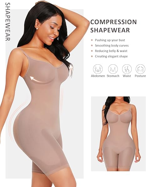 FeelinGirl Comfortable Shapewear for Women Tummy Control Body Shaper Full Body image 1