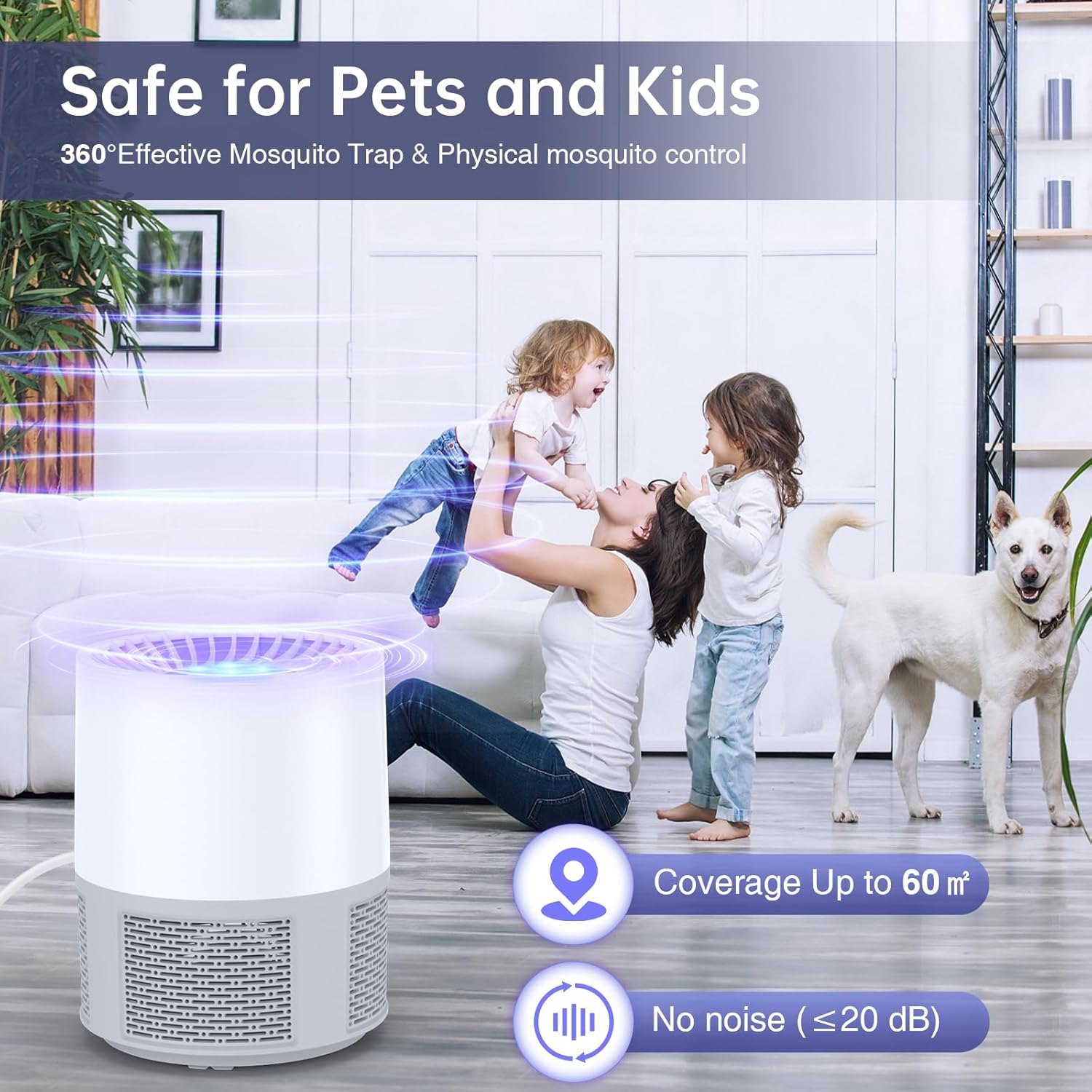 Insect Killer USB Electric Fly Trap Mosquito Trap Mosquito Lamp image 8