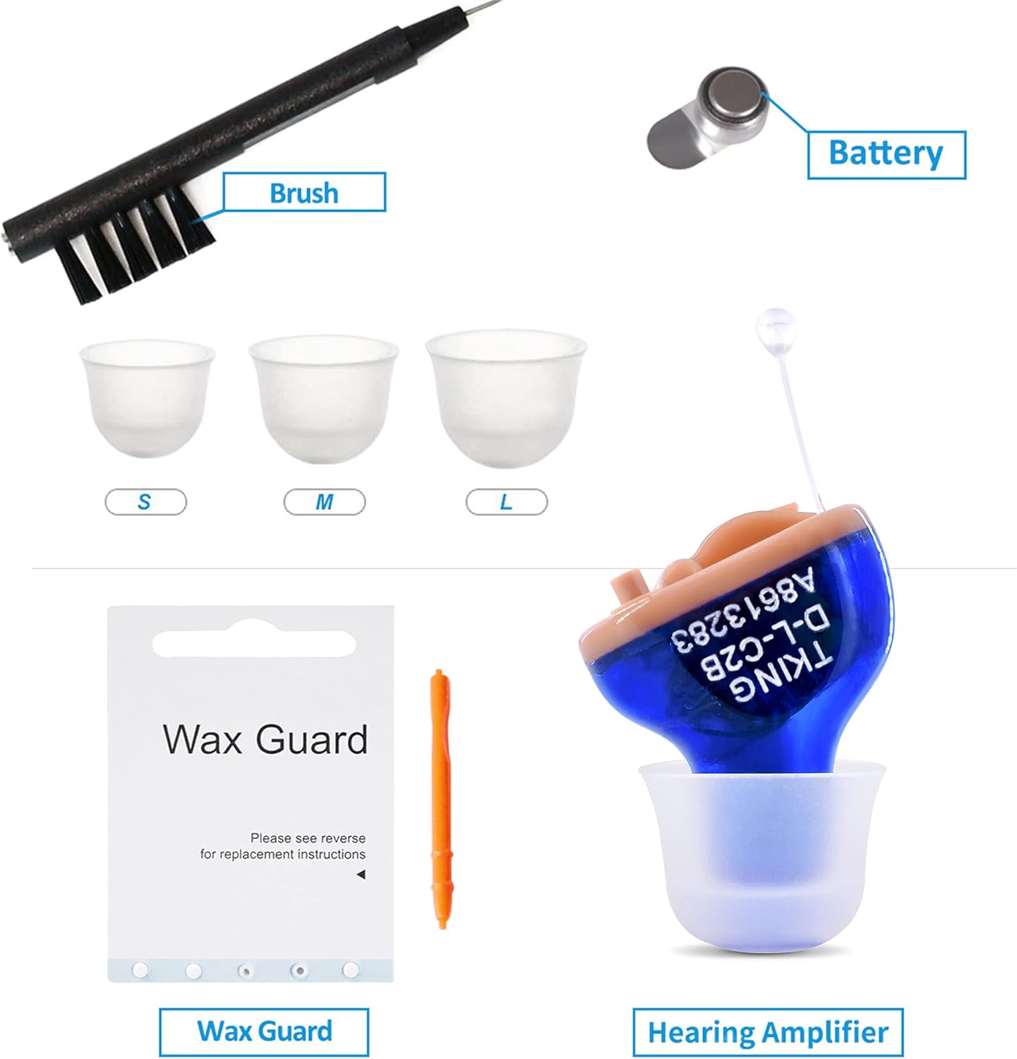 TKING-Audio Amplifier, Voice Enhancement for Left Ear image 0