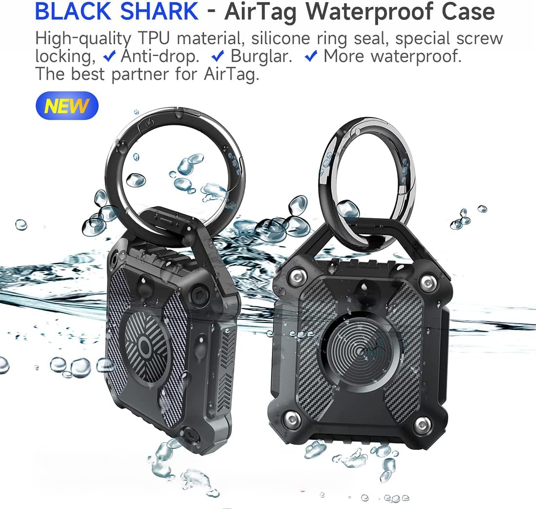 Pippa & Max Waterproof IP68 AirTag Holder for Pets - 360° Full Protection image 3