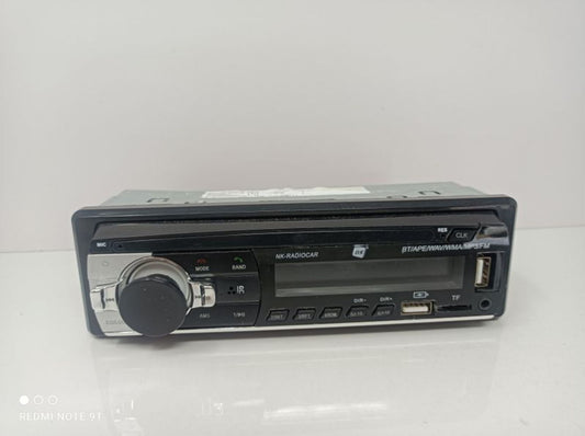 1 DIN Car Radio Stereo | Bluetooth FM USB AUX MP3 Player | In-Dash Head Unit  De image 0