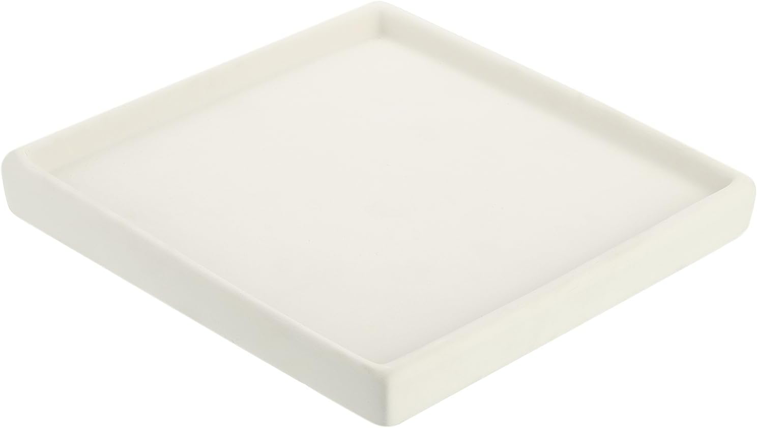 PATIKIL 6.7-inch Square Ceramic Plant Pot Saucer – Indoor Outdoor Flower Drip T image 3